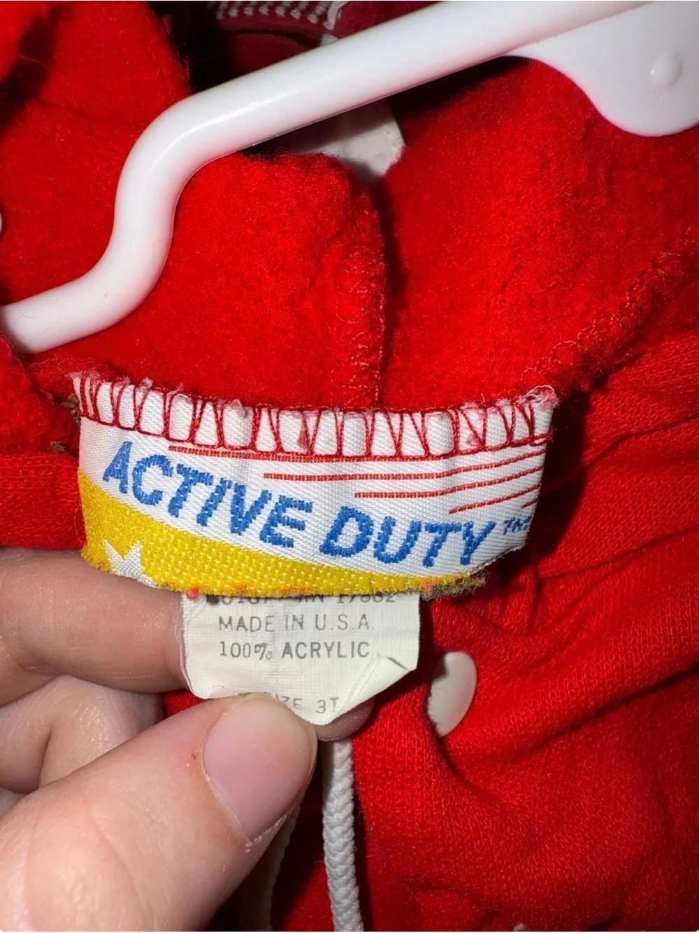 Vintage Active Duty Color Block Sleevelesss button up Hoodie
